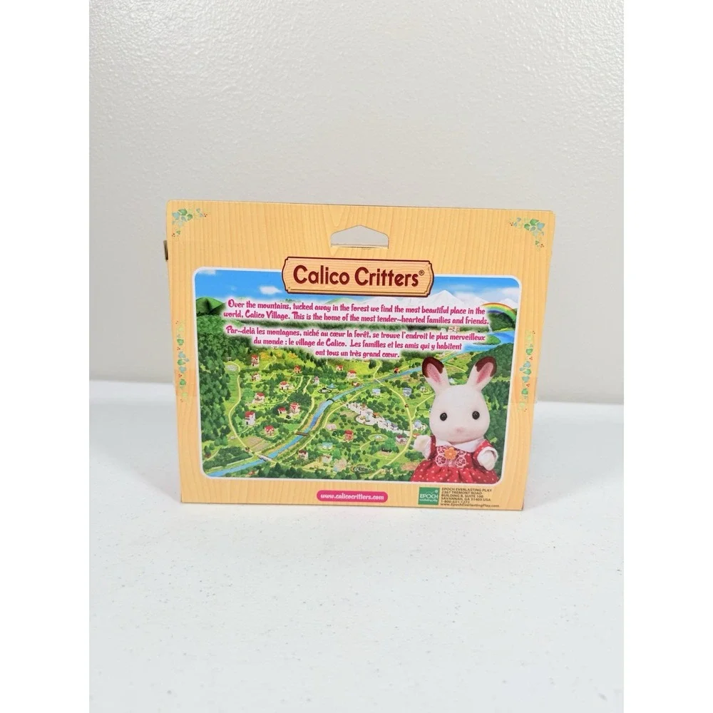 Sylvanian Families Calico Critters  Marshmallow Mouse Family And Triplets New